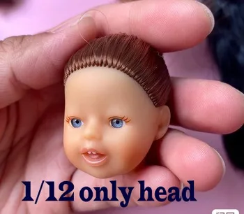 1/12 francuska lalka bobas prawdziwa lalka akcesoria do głowy głowa kobiety zewnętrzny leqimowan