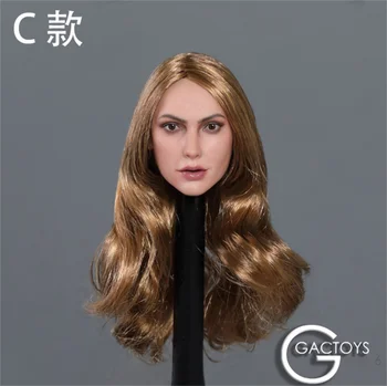 1/6 GACTOYS GC034 Piękno Kobiet Superstar Tan Kolor Głowy Rzeźba Długie Włosy Model Nadaje się 12 