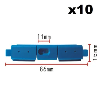 10x Nylon Dla wzbiorczej nakrętki Honda otwór: 8 x 8,5 mm