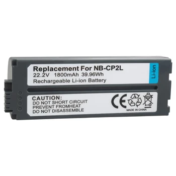 1szt 1800 mah NB-CP2L NB CP2L Akumulator do Canon NB-CP1L CP2L drukarki fotograficzne Canon SELPHY CP800, CP900, CP910, CP1200, CP100, CP1300