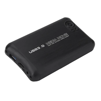 2,5-calowy multimedialny SATA Hdd Player 1080P USB3.0 Zewnętrzny Odtwarzacz Hdd z obsługą VGA, SD, H. 264, RMVB WMV