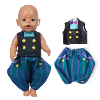 2020 Nowy modny strój, кукольная odzież, nadaje się do 43 cm/17 cm, lalka, lalka dla dzieci, odzież dla niemowląt i 17 cali, akcesoria dla lalek