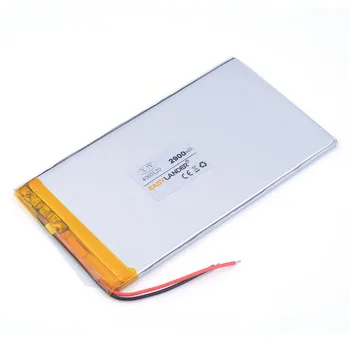 3,7 v litowo-polimerowy 4060120 tablet bateria 2900 mah mobilna moc do mp3 MP4 MP5 Głośnik ebook tablet zabawki