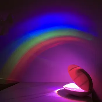 3 Tryby RGB Lampa Led Kolorowe Led Kreatywny lampka Nocna W Kształcie Jaja Tęczowy Projektor Światło Romantyczna Magiczna Sypialnia dla Dzieci MJ825