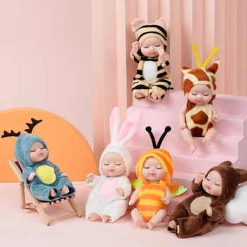 40JC Realistyczna Odrodzeniu Lalka-Zwierzę Ciało Realistyczna Śpiąca Dziewczynka Księżniczka Słodkie Dzieci, Lalki dla Dziecka Prezent Na Urodziny, Zabawki Dla Dzieci