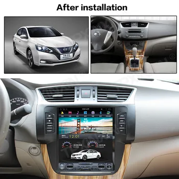 4G + 128 GB Android 9,0 Tesla Styl dla Nissan Sylphy 2012-2017 Carplay GPS Nawigacja Samochodowa Multimedialny Odtwarzacz wideo Radio Stereo