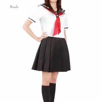 Ainclu Darmowa Wysyłka Anime Garnitur Produkty Piekielnie Dziewczyna Ai Emma Dziewczyny Halloween Cosplay Kostium Dla Dzieci i Dorosłych