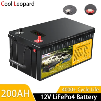 Akumulator litowo-żelazowo-Фосфатная Bateria Słoneczna 12V 200Ah do Awaryjnego Kopii Fosforanowej Baterii LiFePO4 LiFePO4 do wózka widłowego na Kołach