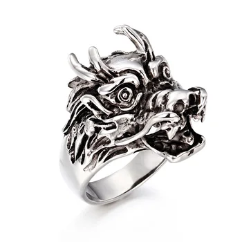 Casting zawór pierścień narodowy wiatr ornament tytanowa stal mężczyzna palec serdeczny palec pierścień biżuteria