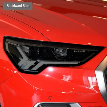 Dla Audi Q3 8U F3 2012-Obecnie RSQ3 Sportback Samochodowy Reflektor Bezpieczeństwa Czarna Folia Ochronna TPU folia samoprzylepna Naklejka Akcesoria