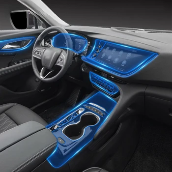 Do Buick Envision S PLUS 2021 Samochodowa Wewnętrzne konsola Środkowa Przezroczysta folia Ochronna z TPU na zarysowania Naprawczy folia Akcesoria