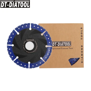 DT-DIATOOL 2szt, o Średnicy 115 mm/4,5 cala Próżniowe Lutowane Diamentowe Tarcze Tnące Uniwersalne Piły do Demontażu Stalowe Metalowe ostrze
