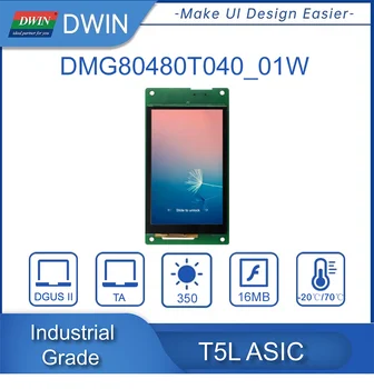 DWIN Nowa dostawa 4 Cali 800*480 IPS TFT LCD Panel Dotykowy Moduł klasy Przemysłowej