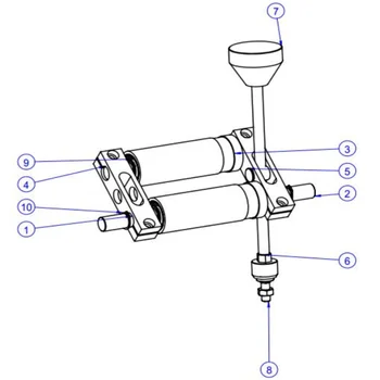 Grupa naciągu regulowana elastyczna Regulacja tkankowego koła kombinowany podzespół do płaskich Masek części i akcesoria części maszyny