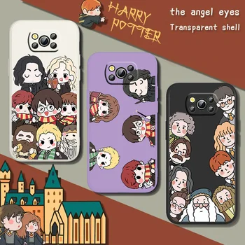 H-Harryrs Potters Fantastyczne Powieści Etui Do Telefonu Xiaomi POCO F3 X3 NFC GT X2 C31 C3 M2 M3 M4 Pro Płynna Lina Pokrowiec Miękki