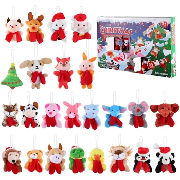 Kalendarz Świąteczny Adwentu Ozdoby Zmienny Odliczanie Ozdoby Choinkowe Zabawki Mini Dla Dzieci Wieczorne Zawieszenia Prezenty Pluszowe Zwierzęta Favortoy
