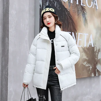 Koreańska wersja chleba odzieży 2021 zima nowy modny trend wolna ciepłe bawełniane ubrania