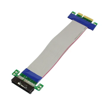 KSOL PCI-E 4X Gniazdo Riser Card Przedłużacz Elastyczny Przewód Elastyczny, Aby przenieść