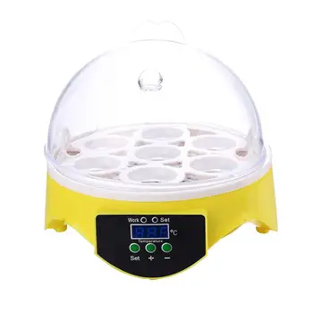 Mini-Inkubator do Jaj 7, Inkubator dla Drobiu, Брудер, Cyfrowa Kontrola Temperatury, Inkubator do Jaj, Inkubator do Kurzego Jaja Ptaka