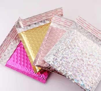 Miękkie Pocztowe Mini-torby do wysyłki pęcherzy, Bańka Skrzynki, Torby, Bańka Koperty, Kolorowe Spienionych Ochronny Miękki bubble koperta