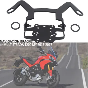 Motocykl Smartphone GPS Nawigacji Uchwyt Montażowy, Uchwyt do DUCATI MULTISTRADA 1200 MY 2015-2017 SUPPORTO