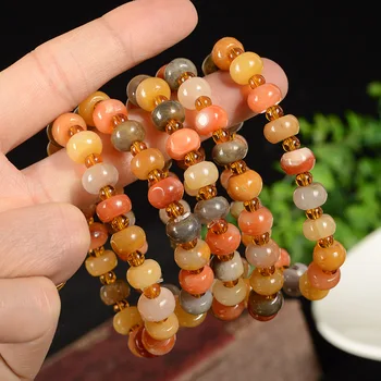 Naturalne Kolorowe Jade 10 mm Koraliki Elastyczna Bransoletka Biżuteria Z Жадеита Modne Urocze Akcesoria Handmade Szczęśliwy Amulet Prezenty Dla Kobiet