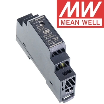 Oryginalny Mean Well HDR-15-24 DC 24 v 0.63 A 15,2 W meanwell Ultra-cienki Stopniowy zasilacz na szynie DIN