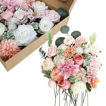 Piękny Sztuczny Bukiet Fałszywy Kwiaty Na Ślub, Urodziny Balkon Stół Dekoracji