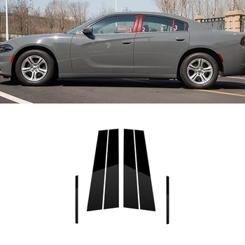 Samochodowe, Okienne, Drzwiowe Szafy Rack Sztuczne Pokrywy Naklejka Dla Dodge Charger 2011-2021 Akcesoria, Czarny
