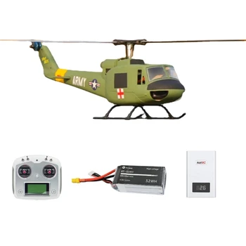 Skrzydło z UH-1 Huey Wirtualna Symulacja modelu Helikoptera Zdalnie Sterowany Model Samolotu 470 Klasy z Systemem GPS lotem H1