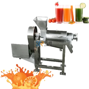 Sprzęt Ekstraktor Wyciskarki do soków z pomarańczy ciśnienia ze Stali Nierdzewnej przemysłowej Maszyny Soku Owocowego 0.5 T automatyczne pomarańczowa