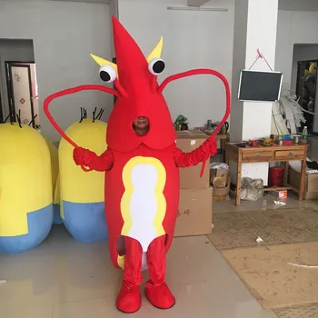 [TML] Cosplay życia morskiego krewetka krab Kostium Maskotki krewetki postać z Kreskówki strój Reklamowy Uroczysty Strój karnawał zwierząt