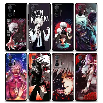 Tokyo Ghoul Japonia, Anime, Komiks Etui Do Telefonu Xiaomi Mi 12 12X11T X4 NFC M3 F3 GT M4 Pro Lite NE Poco M3 M4 X4 Redmi Czarny Pokrowiec