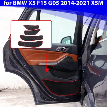 Wewnętrzne Zabezpieczenie Drzwi, naklejki ochronne na Dywan, Boczna krawędź pokrywy dla BMW X5 F15 G05 2014-2021 X5M, Motoryzacja Drzwi, Противоударная Nakładka, Naklejka