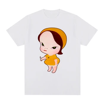 Yoshitomo Nara władcza koszulka dla dziewczyn, Bawełniana koszulka Męska, Nowa KOSZULKA, długi rękaw